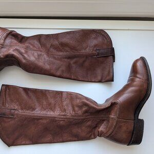 Women's Vintage Frye Dorado Riding Boots in Cognac size 6